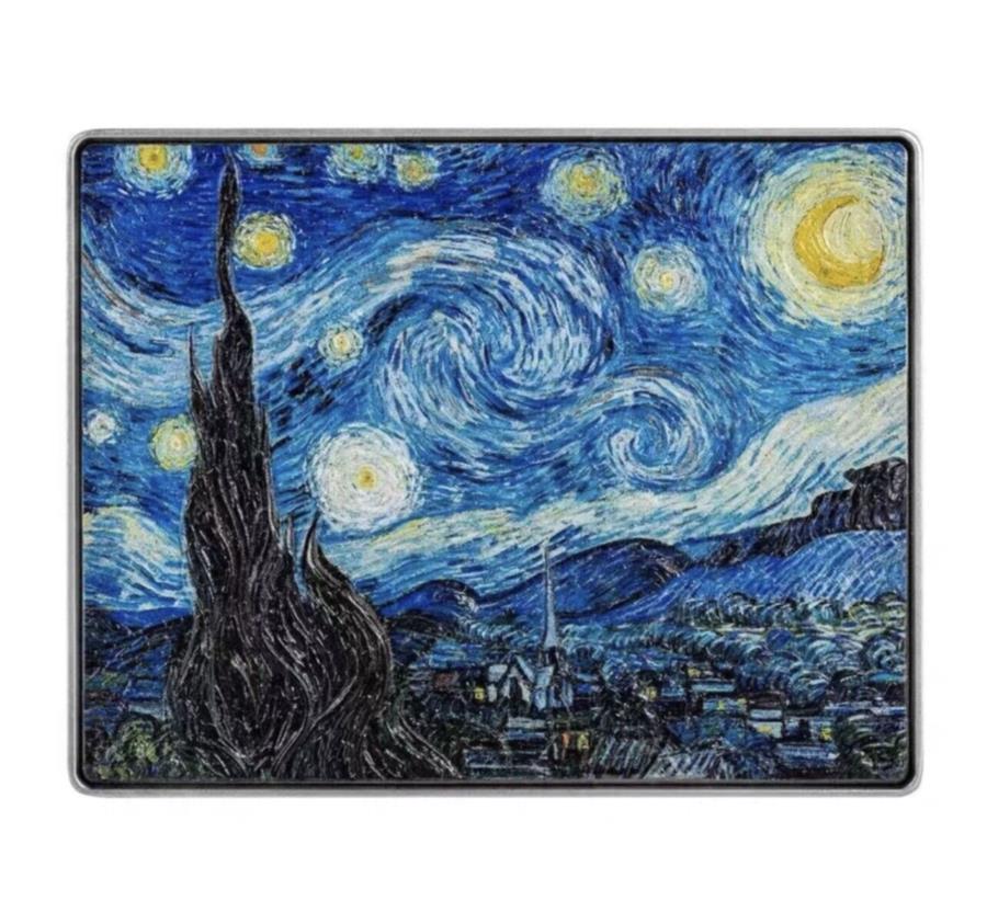 アンティークコイン モダンコイン [送料無料] 2023チャドヴィンセントヴァンゴッホ1オンスシルバーハイリリーフコインによる星空の夜 2023 Chad The Starry Night by Vincent van Gogh 1oz Silver High Relief Coin