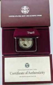 【極美品/品質保証書付】 アンティークコイン モダンコイン [送料無料] 1988 S米国オリンピックコインシルバーダラープルーフ付きオリジナルミントパッケージ / COA 1988 S U.S. Olympic Coin Silver Dollar Proof w/ Original Mint Packaging / COA