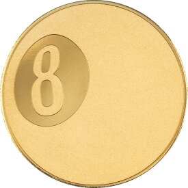 【極美品/品質保証書付】 アンティークコイン モダンコイン [送料無料] （2023）パラオビリヤード8ボールゴールドコイン0.5グラム.9999カプセル付きCOAプール (2023) Palau Billiards 8 Ball Gold Coins 0.5 gram .9999 in capsule w/ coa Pool