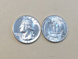 【極美品/品質保証書付】 アンティークコイン モダンコイン [送料無料] 1955 Gem Bu Silver Washington Quarter。本当に素敵なコイン！ 1955 GEM BU SILVER WASHINGTON QUARTER. REALLY NICE COIN!