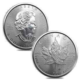 【極美品/品質保証書付】 アンティークコイン モダンコイン [送料無料] たくさんの2-2023 1オンスカナダシルバーメープルリーフ.9999ファイン$ 5コインbu Lot of 2 - 2023 1 oz Canadian Silver Maple Leaf .9999 Fine $5 Coin BU