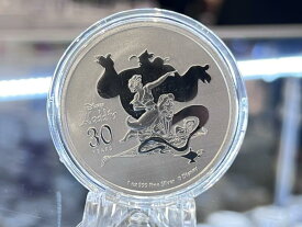 【極美品/品質保証書付】 アンティークコイン モダンコイン [送料無料] 2022ニュー1オンスシルバー$ 2ディズニーのアラジン30周年記念bu 2022 Niue 1 oz Silver $2 Disney's Aladdin 30th Anniversary BU