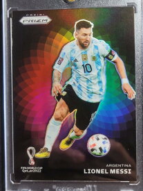 【極美品/品質保証書付】 アンティークコイン モダンコイン [送料無料] 2022パニーニプリズムワールドカップライオネルメッシカラーホイールケースヒットSSPアルゼンチンチャム 2022 Panini Prizm World Cup Lionel Messi Color Wheel Case Hit SSP Argentina Cham