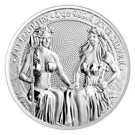 【極美品/品質保証書付】 アンティークコイン モダンコイン [送料無料] 2021ゲルマニアミントall話ゲルマニア＆オーストリア1オンスシルバーメダルBU 2021 Germania Mint Allegories Germania & Austria 1 oz Silver Medal BU