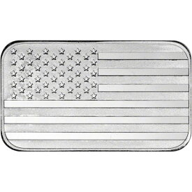 【極美品/品質保証書付】 アンティークコイン モダンコイン [送料無料] 1オンスハイランドミントシルバーバー - アメリカンフラッグデザイン-999ファイン 1 oz Highland Mint Silver Bar - American Flag Design - 999 Fine