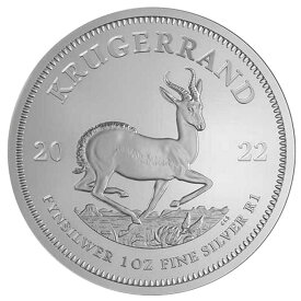 【極美品/品質保証書付】 アンティークコイン モダンコイン [送料無料] 2022南アフリカのシルバークルージェラランド1オズブ 2022 South Africa Silver Krugerrand 1 oz BU