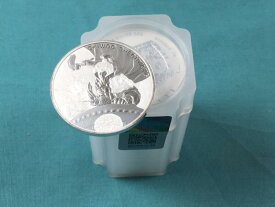 【極美品/品質保証書付】 アンティークコイン モダンコイン [送料無料] 25コインフルロール2021チューイチョンワン1オンスシルバーコムスコ韓国ミントシール 25 Coin Full Roll 2021 Chiwoo Cheonwang 1 oz Silver KOMSCO Korean Mint Sealed