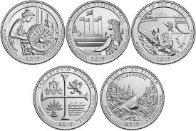 【極美品/品質保証書付】 アンティークコイン モダンコイン [送料無料] 2019 P ATB 5コインセット太平洋サンアントニオのローウェルアメリカンメモリアルウォー 2019 P ATB 5 coin set Lowell American Memorial War in Pacific San Antonio
