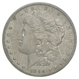 【極美品/品質保証書付】 アンティークコイン モダンコイン [送料無料] 1899-O Morgan Silver Dollar Micro O *8988 1899-O Morgan Silver Dollar Micro O *8988