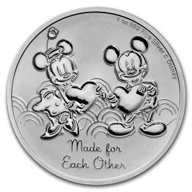 【極美品/品質保証書付】 アンティークコイン モダンコイン [送料無料] 2023 niue 1 ozシルバー$ 2ミッキー＆ミニー：お互いのために作られたbu -sku＃256143 2023 Niue 1 oz Silver $2 Mickey & Minnie: Made for Each Other BU - SKU#256143