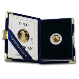 【極美品/品質保証書付】 アンティークコイン モダンコイン [送料無料] 1/10オンスプルーフゴールドアメリカンイーグル（ランダム年、w/box＆coa） - SKU＃59207 1/10 oz Proof Gold American Eagle (Random Year, w/Box & COA) - SKU #59207