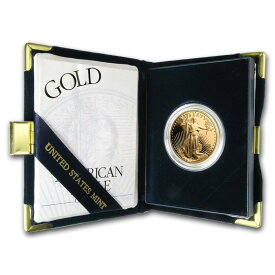 【極美品/品質保証書付】 アンティークコイン モダンコイン [送料無料] 2000-W 1オンスプルーフゴールドアメリカンイーグル（box＆coa） 2000-W 1 oz Proof Gold American Eagle (w/Box & COA)
