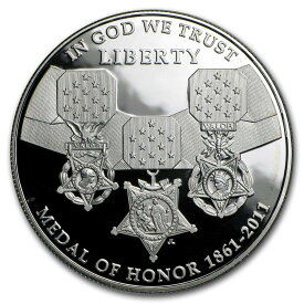 【極美品/品質保証書付】 アンティークコイン モダンコイン [送料無料] 2011 -Pメダルオブオナー$ 1シルバーコメムプルーフ（box＆coa）-SKU＃63937 2011-P Medal of Honor $1 Silver Commem Proof (w/Box & COA) - SKU #63937