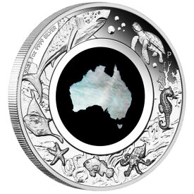 【極美品/品質保証書付】 アンティークコイン モダンコイン [送料無料] 2021パールコインの偉大な南ランドマザー - オーストラリア-1オンスppシルバーコイン - 2021 Great Southern Land Mother of Pearl Coin - Australia - 1oz PP Silver Coin-