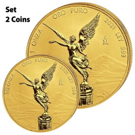 【極美品/品質保証書付】 アンティークコイン モダンコイン [送料無料] Libertad Victory Goddess Gold Coins Set 2021 -Mexico -2 Values -1.5oz RP- Libertad Victory Goddess Gold Coins Set 2021 - Mexico - 2 Values - 1.5oz RP-