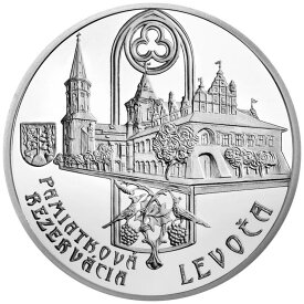 【極美品/品質保証書付】 アンティークコイン モダンコイン [送料無料] シルバーコインレボチャ＆セントジェームスチャーチ2017-スロバキア - カプセル-33.63 gr st- Silver coin Levo?a & St. James Church 2017 - Slovakia - in capsule - 33.63 gr ST-