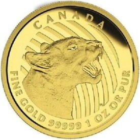 【極美品/品質保証書付】 アンティークコイン モダンコイン [送料無料] ゴールドコインナレンダープーマ（2.）ワイルド2015年のコール - カナダ-1オンスst- Gold Coin Knurrender Puma (2.) Call of the Wild 2015 - Canada - 1 Oz ST-