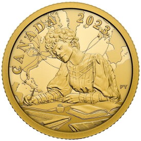 【極美品/品質保証書付】 アンティークコイン モダンコイン [送料無料] キャスリーン "キット"コールマン125ゴールドコイン。記念日2023-カナダ-7.8 gr pp- Kathleen "Kit" Coleman 125 Gold Coin. Anniversary 2023 - Canada - 7.8 gr PP-