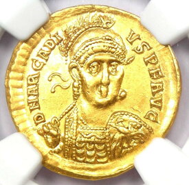 【極美品/品質保証書付】 アンティークコイン モダンコイン [送料無料] Arcadius Av Solidus Gold Ancient Roman Gold Coin 383-408 AD -CERTIFIED NGC AU Arcadius AV Solidus Gold Ancient Roman Gold Coin 383-408 AD - Certified NGC AU