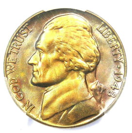 【極美品/品質保証書付】 アンティークコイン モダンコイン [送料無料] 1948 Jefferson Nickel 5C（1948 -P）-PCGS MS67 FS -TOP POP 6/0- $ 8,000の価値！ 1948 Jefferson Nickel 5C (1948-P) - PCGS MS67 FS - Top Pop 6/0 - $8,000 Value!