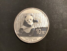 【極美品/品質保証書付】 アンティークコイン モダンコイン [送料無料] 2014 China Silver Panda Coin 10元1オンス.999ファインA18.27 2014 China Silver Panda coin 10 Yuan 1 oz .999 Fine A18.27