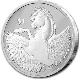 【極美品/品質保証書付】 アンティークコイン モダンコイン [送料無料] Pegasus 2023 BVI 1 OZ SILVER BU COIN POBJOY MINTブリティッシュバージン島 PEGASUS 2023 BVI 1 oz Silver BU Coin Pobjoy Mint British Virgin Island