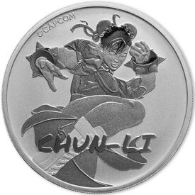 【極美品/品質保証書付】 アンティークコイン モダンコイン [送料無料] Chun Li Street Fighter 2022 1 OZ Pure Silver Bu Coin in Capsule -Tuvalucerth CHUN LI STREET FIGHTER 2022 1 oz Pure Silver BU Coin in Capsule - Tuvalu- Perth