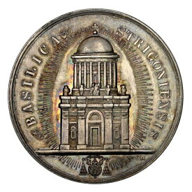 【極美品/品質保証書付】 アンティークコイン モダンコイン [送料無料] 1856年、ハンガリー。シルバー「Esztergom Basilica」の就任メダル。 （26GM）NGC MS62！ 1856, Hungary. Silver "Esztergom Basilica" Inauguration Medal. (26gm) NGC MS62!
