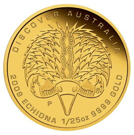 【極美品/品質保証書付】 アンティークコイン モダンコイン [送料無料] オーストラリア2009 Echidna The Dreaming $ 5 1/25オンスの純金フルOGPで Discover Australia 2009 ECHIDNA The Dreaming $5 1/25 Oz Pure GOLD in FULL OGP