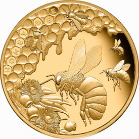 【極美品/品質保証書付】 アンティークコイン モダンコイン [送料無料] Niue 2022 Honey Bee＆Hive $ 100 1トロイオズOGPでの純金の証拠?マンテージちょうど99 Niue 2022 HONEY BEE & Hive $100 1 Troy Oz Pure Gold Proof in OGP?MINTAGE JUST 99