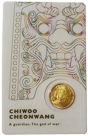 【極美品/品質保証書付】 アンティークコイン モダンコイン [送料無料] 2021 1/10クレイ韓国ホワイトチューチョンワン1/10オンスゴールドメダル。 2021 1/10 Clay South Korea WHITE CHIWOO CHEONWANG 1/10 Oz Gold Medal.