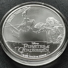 【極美品/品質保証書付】 アンティークコイン モダンコイン [送料無料] 2022ニューパイレーツオブザカリビアンサイレントメアリー1オンスシルバーBUコイン 2022 Niue Pirates of the Caribbean Silent Mary 1 oz Silver BU Coin