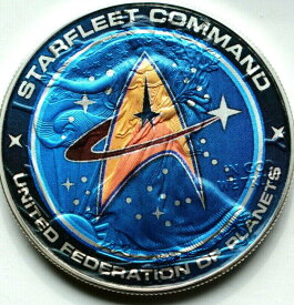 【極美品/品質保証書付】 アンティークコイン モダンコイン [送料無料] スタートレック - スターフリートコマンドアメリカンシルバーイーグル1オンス.999シルバーダラーコイン Star Trek - Starfleet Command American Silver Eagle 1oz .999 Silver Dollar Coin