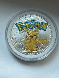 【極美品/品質保証書付】 アンティークコイン モダンコイン [送料無料] Pokemon Pikachu -American Silver Eagle 1oz .999 Limited ed。シルバーダラーコイン Pokemon Pikachu - American Silver Eagle 1oz .999 Limited Ed. Silver Dollar Coin