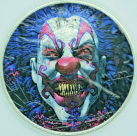 【極美品/品質保証書付】 アンティークコイン モダンコイン [送料無料] 邪悪な怖いピエロ - アメリカンシルバーイーグルリミテッドエド1オンス.999シルバーダラーコイン Evil Scary Clown - American Silver Eagle Limited Ed 1oz .999 Silver Dollar Coin