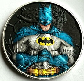 【極美品/品質保証書付】 アンティークコイン モダンコイン [送料無料] バットマン - アメリカンシルバーイーグル1オンス.999限定版シルバーダラーコイン Batman - American Silver Eagle 1oz .999 Limited Edition Silver Dollar Coin