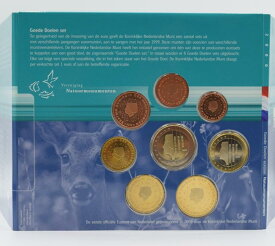 【極美品/品質保証書付】 アンティークコイン モダンコイン [送料無料] オランダ2000 -FDCユーロコインセット Netherlands 2000 - FDC Euro Coinset