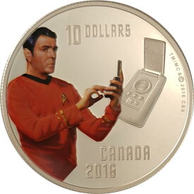 【極美品/品質保証書付】 アンティークコイン モダンコイン [送料無料] 2016 $ 10ファインシルバーコイン - スタートレック：スコッティ 2016 $10 Fine Silver Coin - Star Trek: Scotty
