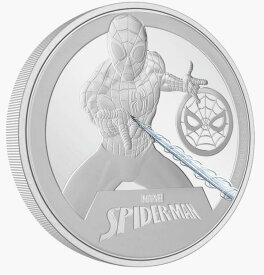 【極美品/品質保証書付】 アンティークコイン モダンコイン [送料無料] 2023 Nuie Marvel Spiderman Classic 1oz Silver Coin 2023 Nuie Marvel SpiderMan Classic 1oz Silver Coin