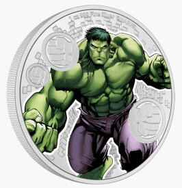 【極美品/品質保証書付】 アンティークコイン モダンコイン [送料無料] マーベルニュー2 $ hulk 1oz .999シルバーコイン2023 Marvel Niue 2$ Hulk 1oz .999 Silver Coin 2023