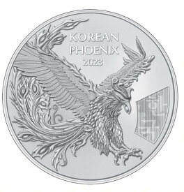 【極美品/品質保証書付】 アンティークコイン モダンコイン [送料無料] 2023韓国のフェニックス1オンスシルバーBUコインカプセル 2023 South Korean Phoenix 1oz Silver BU Coin in capsule