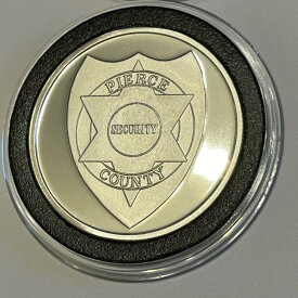 【極美品/品質保証書付】 アンティークコイン モダンコイン [送料無料] ピアス郡ワシントン州立証明コイン1トロイオズ.999ファインシルバーラウンドメダル Pierce County Washington State Proof Coin 1 Troy Oz .999 Fine Silver Round Medal