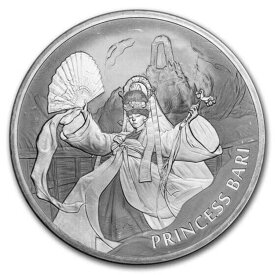 【極美品/品質保証書付】 アンティークコイン モダンコイン [送料無料] 2023韓国プリンセスバリ1オンス.999銀メダル女神シリーズの1stコイン 2023 South Korea Princess Bari 1 oz .999 Silver Medal 1st coin in goddess series