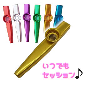 29日までポイント3倍／ サブマリンカズー 音楽玩具 手軽に持ち運び 簡単楽器 KAZOO カズー 音楽 愛好 メタルカズー おもしろ楽器 イベント用 かんたん セッション プレゼント パーティー 初心者可 楽しいセッション