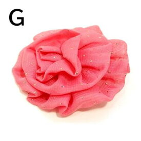 【限定品】コサージュ やや小さめ～中サイズ お花 〔ヘアクリップ ワニクリップ くちばし クリップ 髪飾り ヘアアクセサリー バッグチャーム 帽子飾り 浴衣 デイリー おしゃれ 発表会 親子 キッズ 子ども 造花 インテリア プチプラ〕