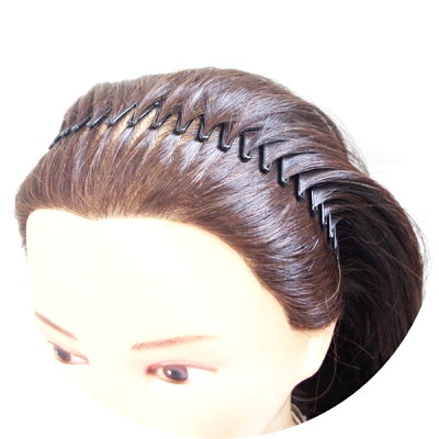 楽天市場 リングコーム 黒２個セット フレキシブル ヘアバンド くし歯ヘッドバンド まとめ髪用 メンズ レディース 前髪を上げる サイド襟足ほつれ毛 洗顔 暑さ対策 スポーツ ダンス ヘアアレンジグッズ 男性女性兼用 台湾製 美美波 Viviva Beauty Accessory