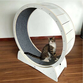 大型 無垢材 猫ランニングホイール 低騒音 キャットタワー 環境保護 ペット用家具 観覧車 猫研削爪 おもちゃ キャットクライミングフレーム 回し車