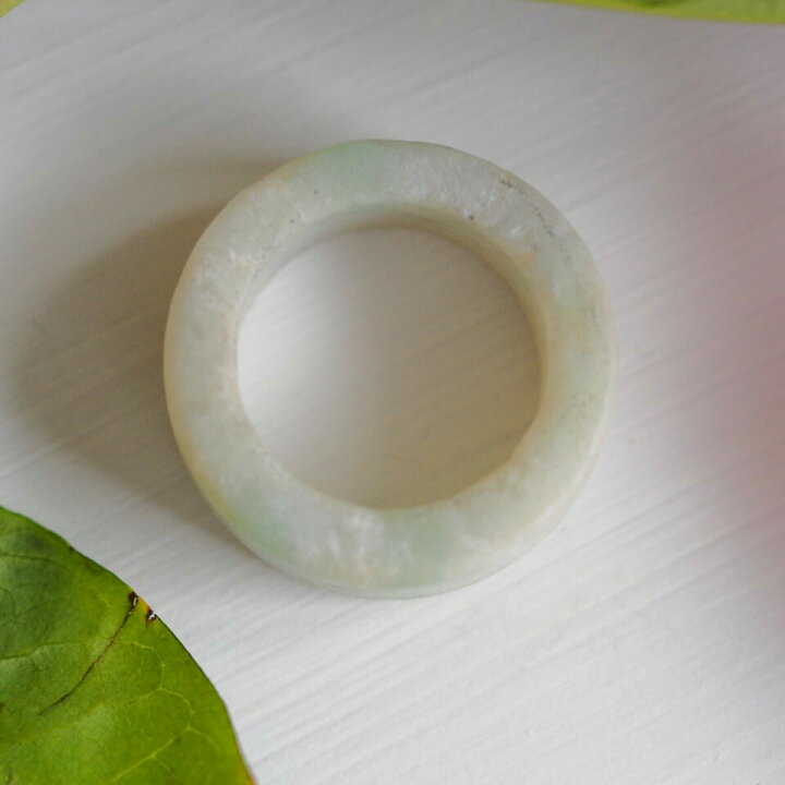楽天市場】糸魚川翡翠 リング 和装小物 鑑賞 原石 天然無処理ヒスイ 