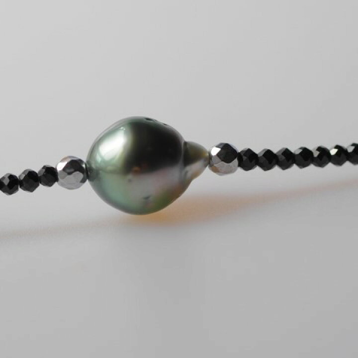 楽天市場】タヒチ黒蝶真珠 南洋パール ネックレス 鑑別書付  