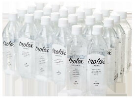 trolox トロロックス 500ml×24本 超軟水 シリカ48mg/L 天然抗酸化 シリカ水 アルカリイオン水 美容 温泉水 【trolox24本】